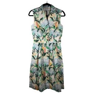 Emily And Fin Clara Dress Victorian Glasshouse Tropical Size XS NWT